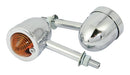 Long Stem Mini Custom Indicators With Chrome Body And Amber Lens