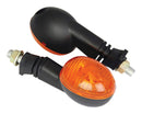 Universal Flexi Stem Indicators With Black Body And Amber Lens -
