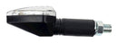 Long Stem LED Diamond Indicators With Black Body And Clear Lens