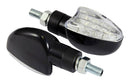 Short Stem LED Spear Indicators With Black Body And Clear Lens