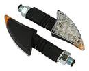 Long Stem LED Talon Indicators With Black Body And Clear Lens