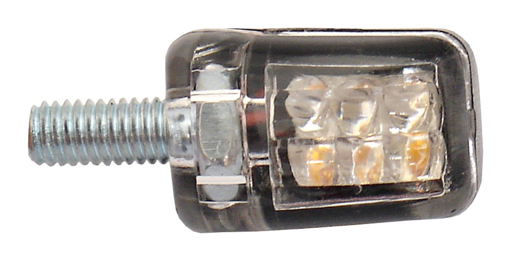 Bike It LED Atom Indicators With Black Body And Clear Lens