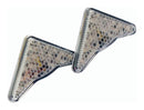 LED Chevron Indicators With Clear Lens
