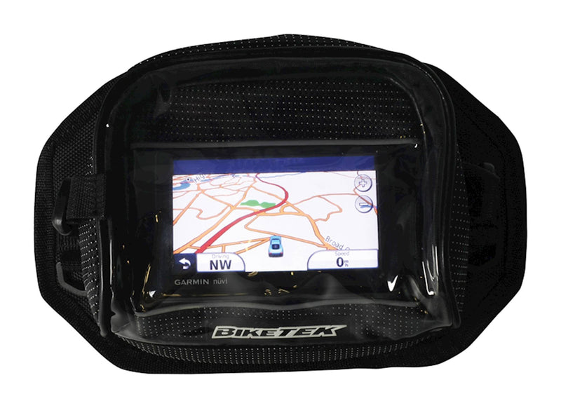 Satellite Navigation Mounted Pouch Black For Handlebar / Yoke