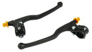 Lever Assembly Universal Long Black Pair Without Mirror Boss