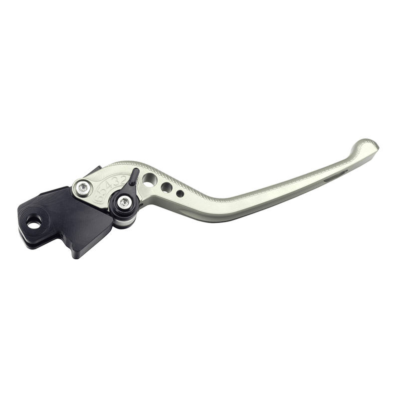 Adjustable CNC Brake Lever Short Titanium / Black Adjuster -