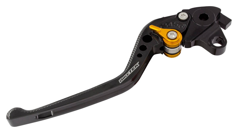 Adjustable CNC Clutch Lever Long Black / Gold Adjuster -