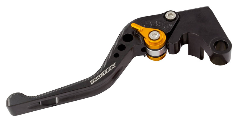 Adjustable CNC Clutch Lever Short Black / Gold Adjuster -