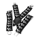 Motorcyclist Braces With Logo Black