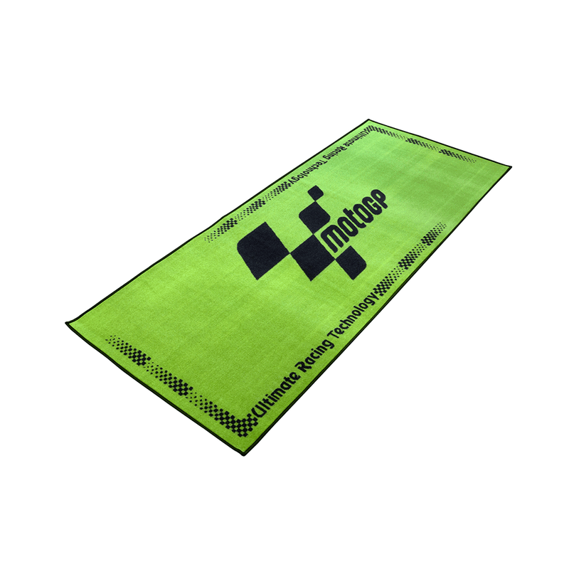 Green With Black Logo Pro Garage Pit Mat