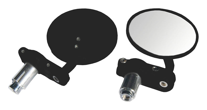 Pheonix Bar End Mirrors Black