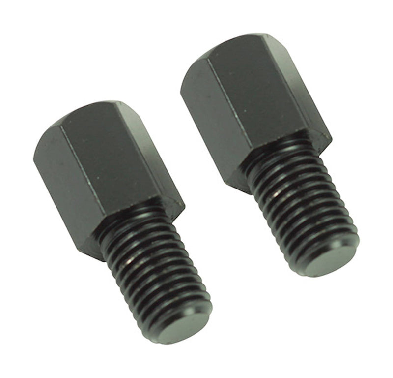 Mirror Adaptor To Convert Standard 10 MM Thread To Reverse Thread Black