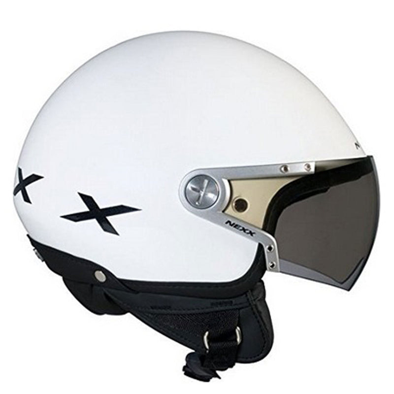 SX60 Open Face Helmet Rap Shiny White