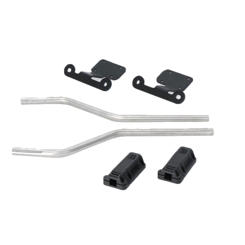 Blaze Saddlebag Spacer Bars Black / Silver | Vendor No HTA.08.740.81800/B