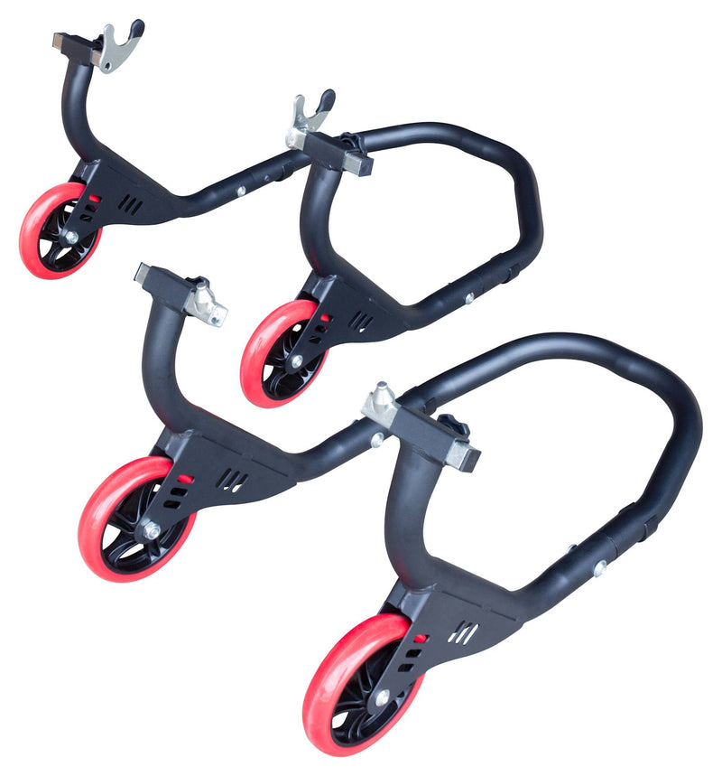 Premium Front Track Paddock Stand Matt Black