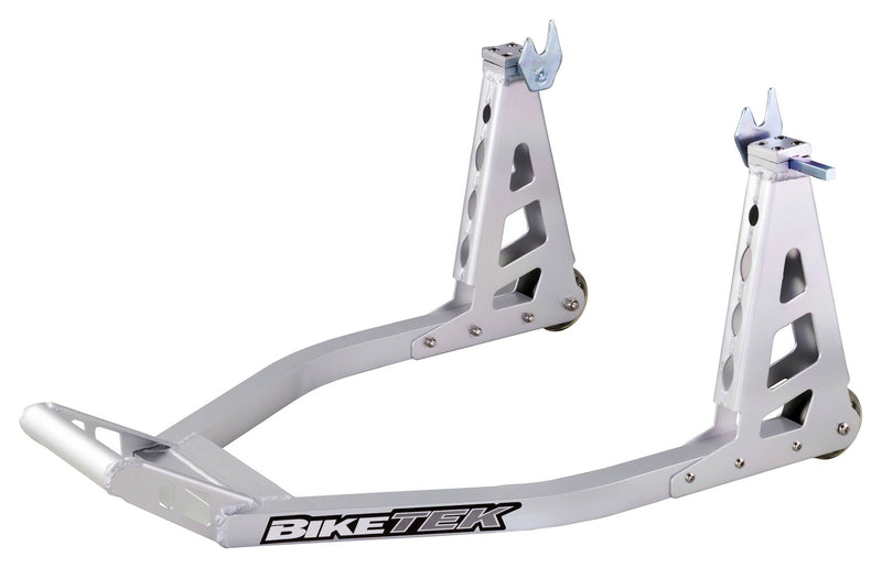 Aluminium Rear Box Section Paddock Stand Sliver