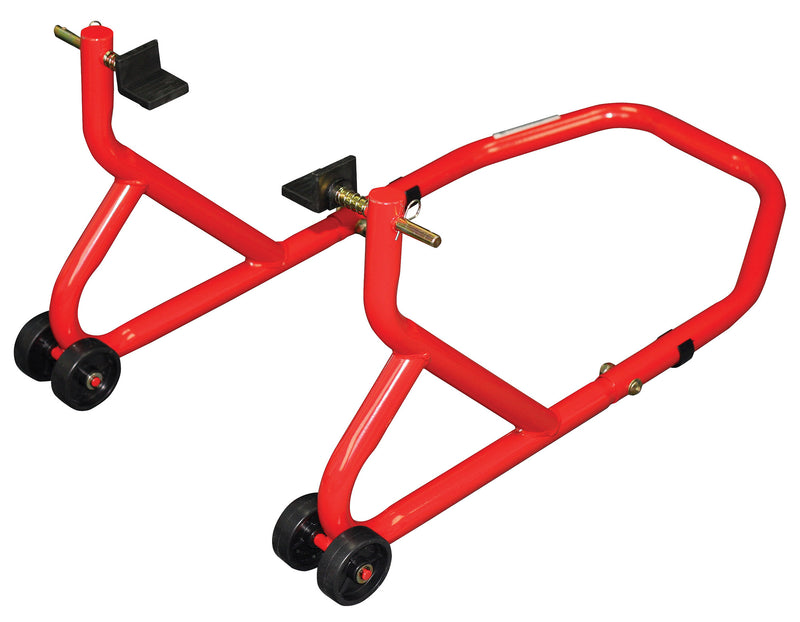 Series 3 Front And Rear Track Paddock Stand Set Red