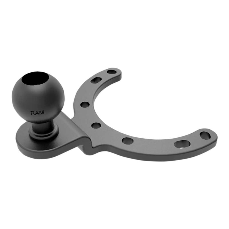 Mount Base Gas Tank Mount Base With 1 Inch Ball Aluminum Black For BMW & Kawasaki