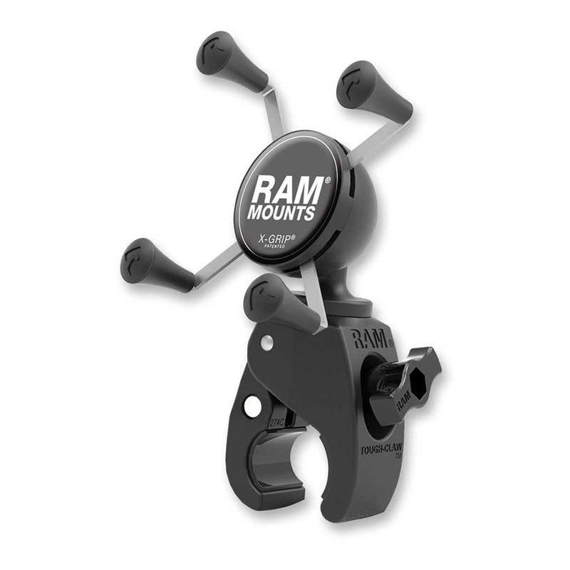 RAM Tough-Claw Mount 0.625-1.5 For Phones Plastic Black