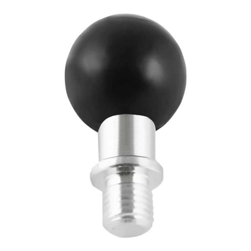 Mount Base Male Threat M10 X 1.5 Pitch Aluminum Rubber Black Natural
