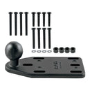 Motorcycle Base Brake / Clutch Reservoir B-346 With 1 Inch Ball