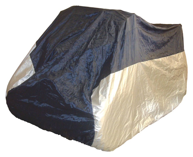 ATV Rain Cover Black / Silver Small Fits 50cc-250cc