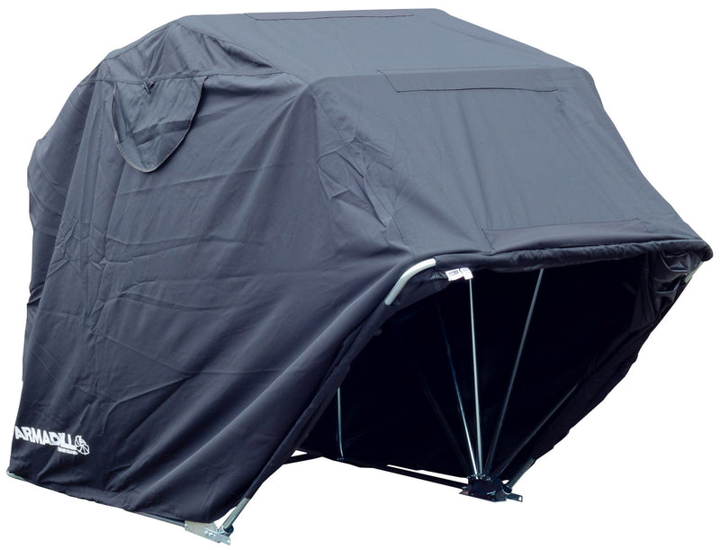 Motorcycle Garage Shelter Black - Medium /  283cm X 105cm X 155cm