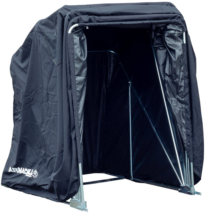 Motorcycle Garage Shelter Black - Medium /  283cm X 105cm X 155cm