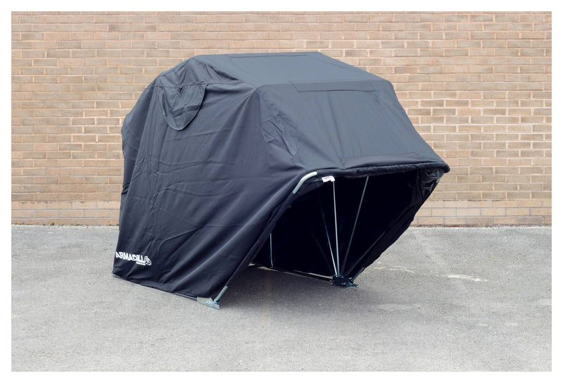 Motorcycle Garage Shelter Black - Small / 270cm X 105cm X 155cm