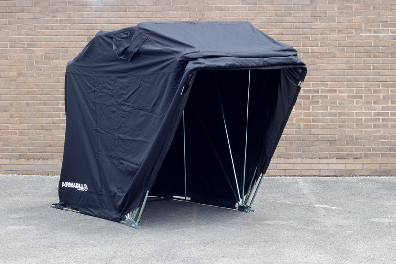 Motorcycle Garage Shelter Black - Large / 345cm X 137cm X 190cm