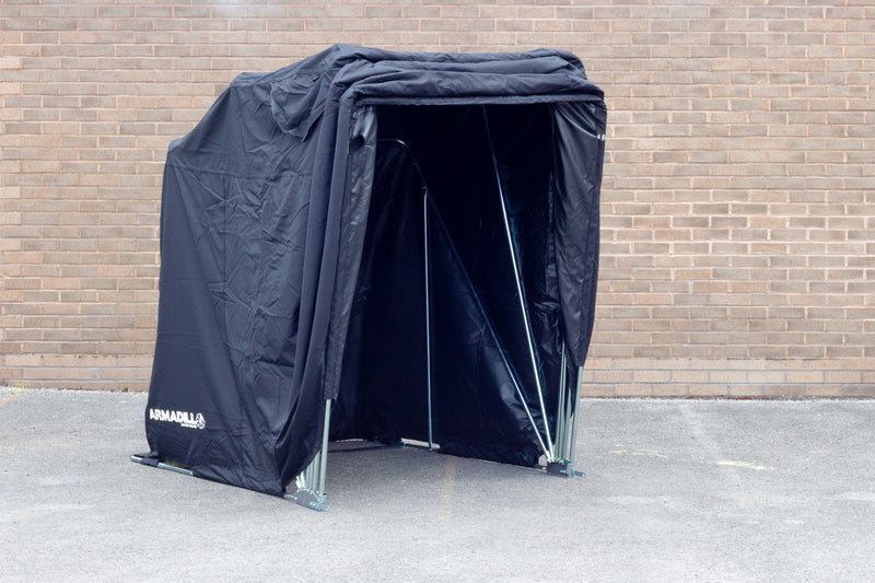 Motorcycle Garage Shelter Black - Large / 345cm X 137cm X 190cm