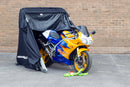 Motorcycle Garage Shelter Black - Large / 345cm X 137cm X 190cm