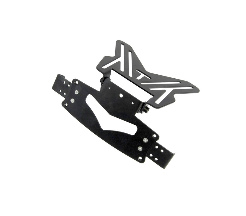 Universal Number Plate Hanger Bracket With Sliding Indicator Mounts