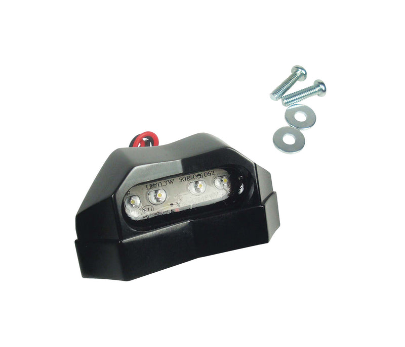 Aluminium Black Faze LED Number Plate Light