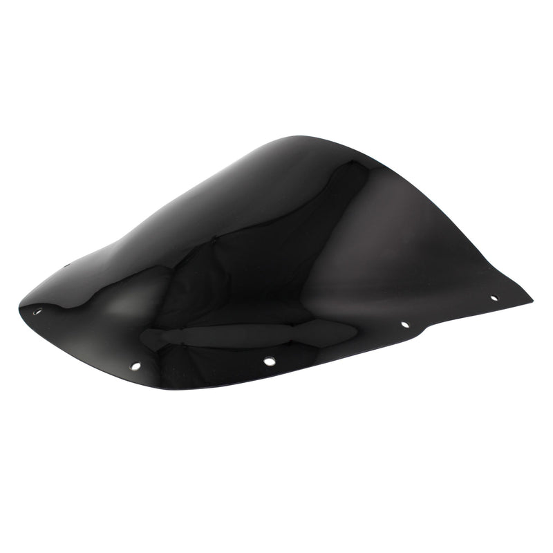 Dark Smoked Double Bubble Screen For Kawasaki ZX6R F1-3 95-97