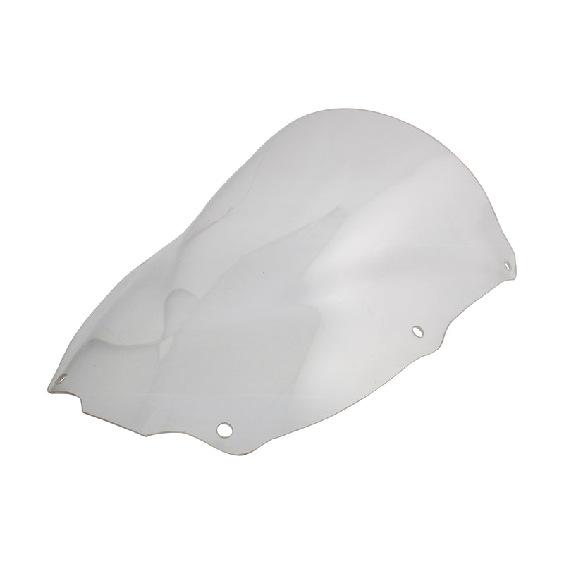 Clear Double Bubble Screen For Kawasaki ZX6R J1-2-636 A1P 00-02