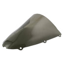 Light Smoked Double Bubble Screen For Kawasaki ZX6-R 636 C1H-C6F 05-06 ZX10R D6F 06-07