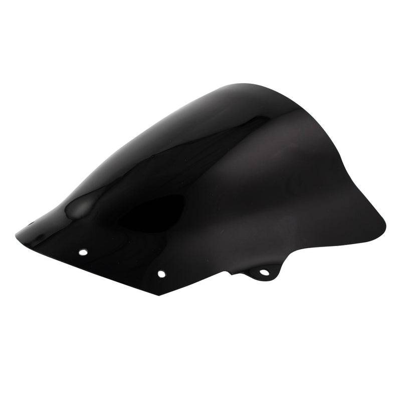 Dark Smoked Double Bubble Screen For Kawasaki ZX6R 2009 to 2016