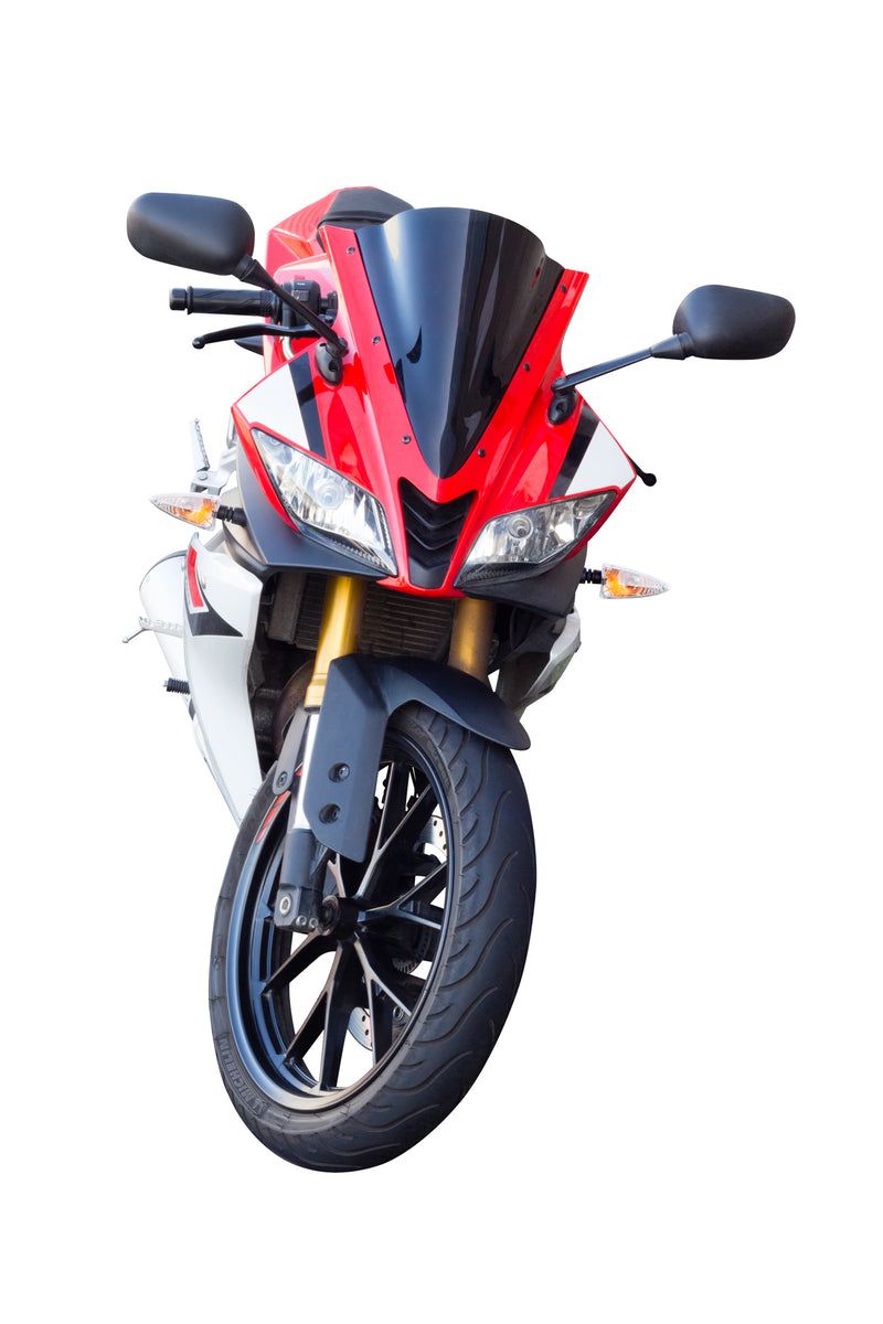 Dark Smoked Double Bubble Screen For Yamaha YZF-R125 08>