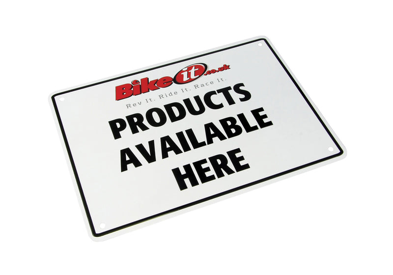 Aluminium Parking Sign White - Products Available Here