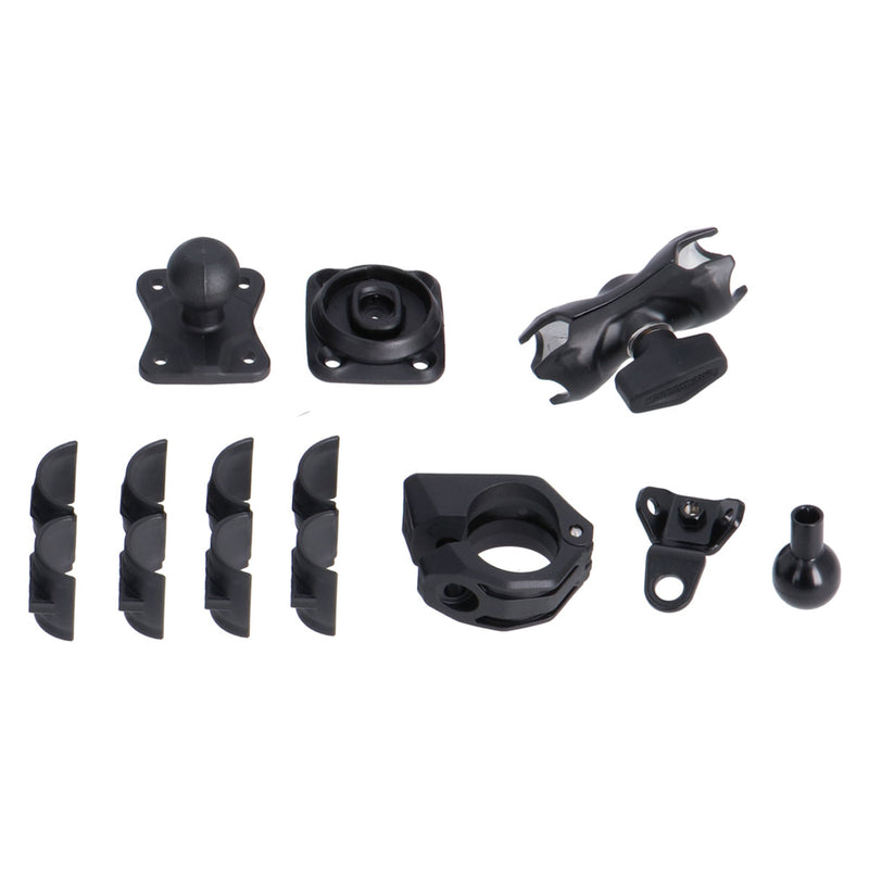 Motorcycle Motorbike Universal GPS Mount Kit Black | Vendor No GPS.00.308.35000