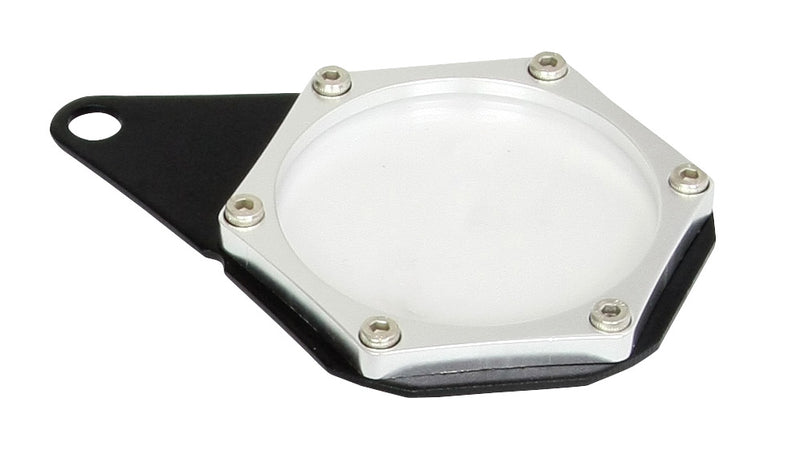 Anodised Hexagon Chrome Tax Disc Holder