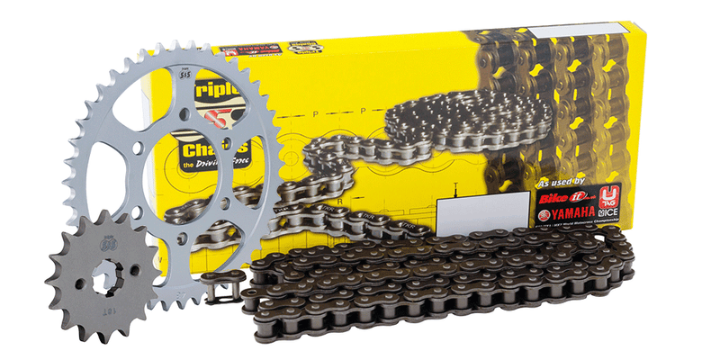 Aprilia 125 RS Extrema 93-03 Chain & Sprocket Kit Black - 16T / 39T