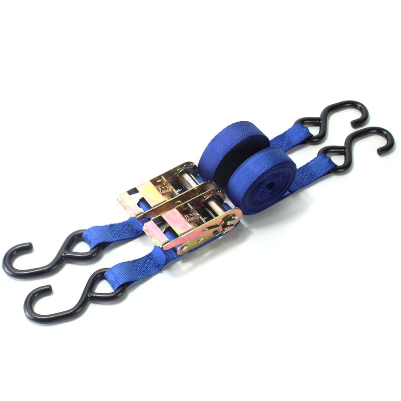 2 Piece Blue Ratchet Tiedown