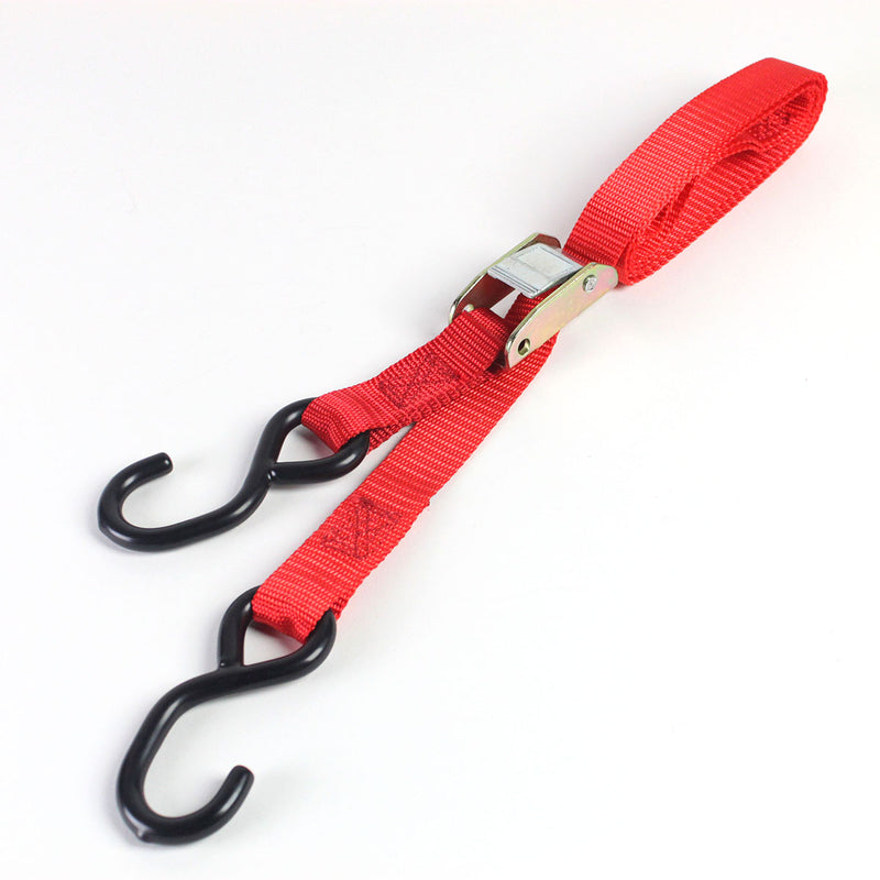4 Piece Red Autolock Tiedown