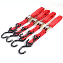 4 Piece Red Autolock Tiedown