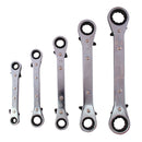 5 Pieces Ratchet Spanner Kit
