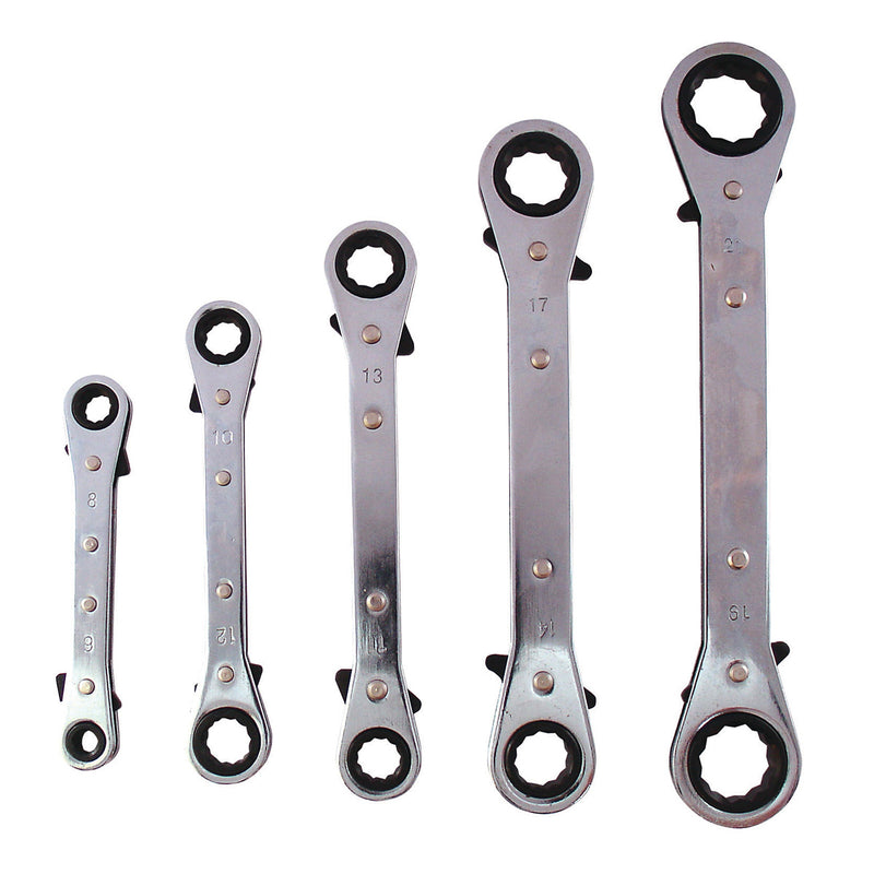 5 Pieces Ratchet Spanner Kit