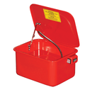 3.5 Gallon Parts Washer UK 3 Pin Plug Red